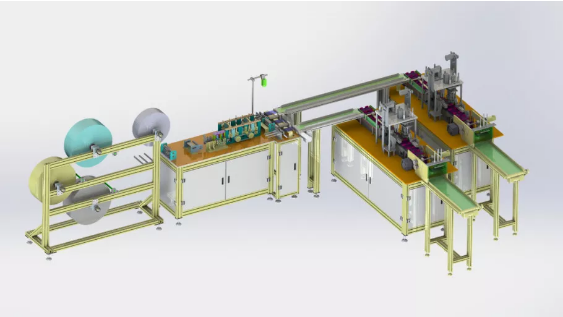 口罩機, 口罩機控制系統, 伺服電機, 伺服驅動器 口罩機, 口罩機控制系統, 伺服電機, 伺服驅動器